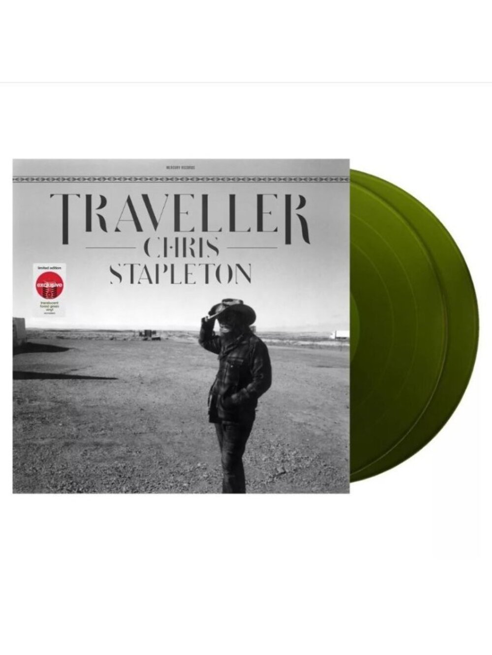 Chris Stapleton Traveller Translucent Forest Green Vinyl LP Target Exclusive